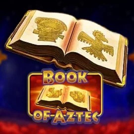 Book of Aztec slot logo by Amatic Industries at EliteSpin Casino