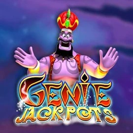 Jackpots logo of Genie Jackpots from Blueprint Gaming at EliteSpin Casino
