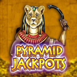 Pyramid Jackpots slot logo by King Show Games at EliteSpin Casino