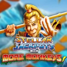 Stellar Jackpots with More Monkeys slot visual from Lightning Box Game available on elite-spins.nl