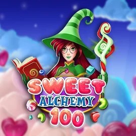 Sweet Alchemy 100 online game logo by Play'n GO on elite-spins.nl